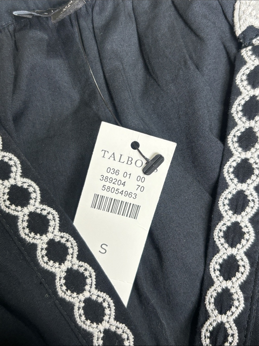 Talbots EMBROIDERED TIERED DRESS - Picture 5 of 10